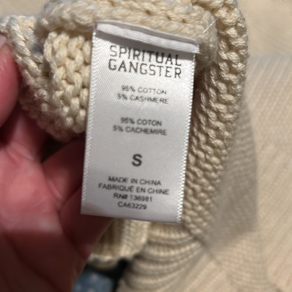 Spiritual Gangster Love Mantra  Sweater Sz S - Picture 7 of 8